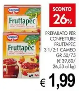 PrestoFresco Fruttapec 3:1/2:1 Cameo offerta