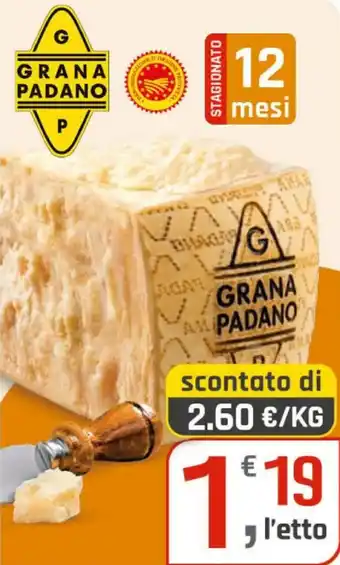 Supermercati Dok Grana Padano offerta