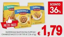 PrestoFresco PasteFrolle/Bastoncini/Zuppole/Ciambelle Balocco offerta