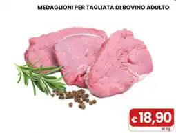 Gala Supermercati MEDAGLIONI PER TAGLIATA DI BOVINO ADULTO offerta