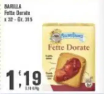 Conté Supermercati Barilla Fette Dorate offerta