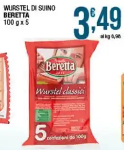 Sidis Wurstel classici Beretta offerta