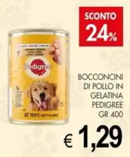 PrestoFresco Bocconcini di pollo in gelatina Pedigree offerta