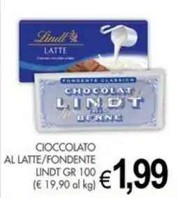 PrestoFresco Cioccolato al latte/fondente Lindt offerta