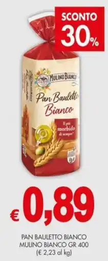 PrestoFresco Pan Bauletto Bianco Mulino Bianco offerta