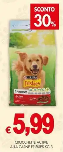 PrestoFresco Crocchette Active alla Carne Friskies offerta