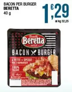 Sidis Bacon per burger Beretta offerta