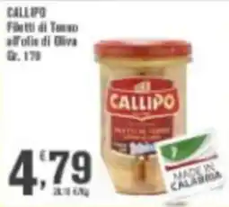 Conté Supermercati CALLIPO Filetti di Tonno all'olio di Oliva offerta