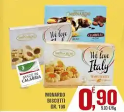Conté Supermercati MONARDO BISCOTTI offerta