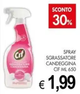 PrestoFresco Cif Spray Sgrassatore Candeggina offerta