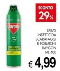 PrestoFresco Spray insetticida scarafaggi e formiche Baygon offerta