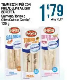 Sidis Tramezzini più con Philadelphia light Beretta offerta