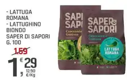 Supermercati Dok Lattuga romana, lattughino biondo, saper di sapori offerta