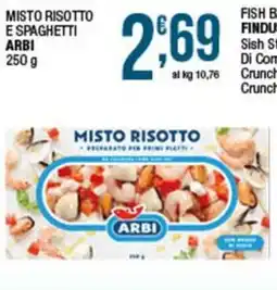 Sidis Misto risotto e spaghetti Arbi offerta