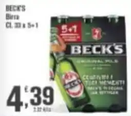 Conté Supermercati BECK'S Birra offerta