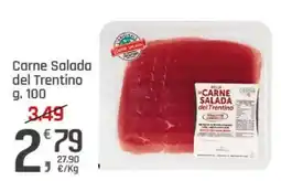 Supermercati Dok la CARNE SALADA del Trentino offerta