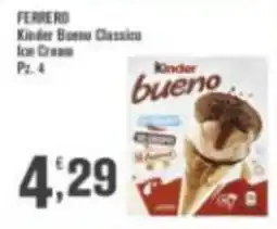 Conté Supermercati Kinder Bueno Classico Ice Cream offerta