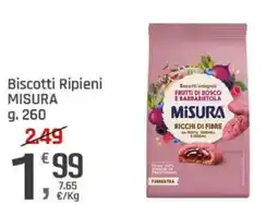 Supermercati Dok Biscotti Ripieni MISURA offerta