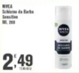 Conté Supermercati NIVEA Schiuma da Barba Sensitive offerta