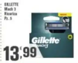 Conté Supermercati Gillette Mach 3 offerta