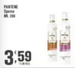 Conté Supermercati PANTENE Spuma offerta