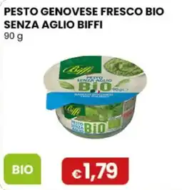 Gala Supermercati Pesto genovese fresco bio senza aglio Biffi offerta