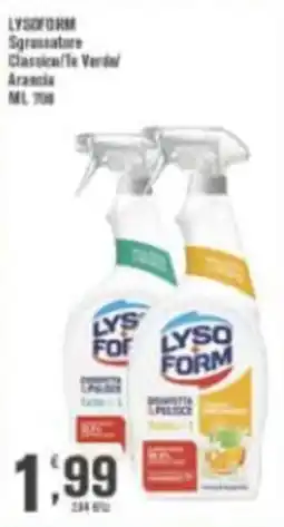 Conté Supermercati LYSOFORM Sgrassatore Classico offerta