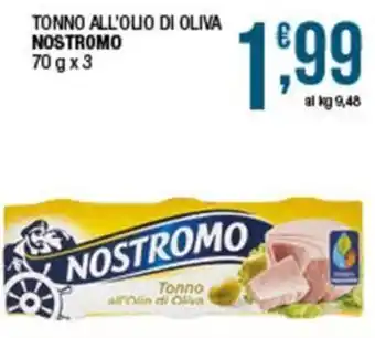 Sidis Tonno all'olio di oliva NOSTROMO offerta