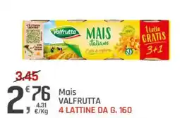 Supermercati Dok Mais VALFRUTTA offerta