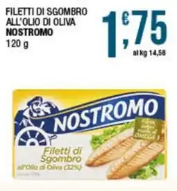 Sidis Filetti di Sgombro NOSTROMO offerta