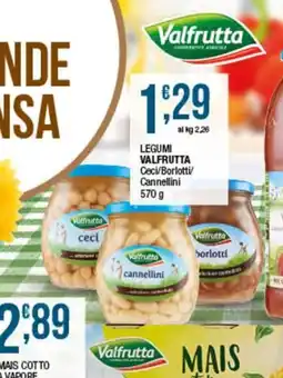 Sidis Legumi Valfrutta Ceci/Borlotti/Cannellini offerta