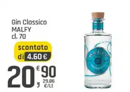Supermercati Dok Gin Classico MALFY offerta