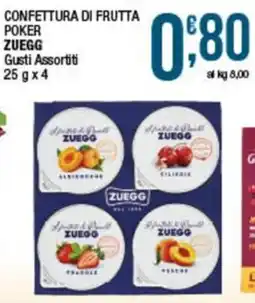 Sidis Confettura di frutta Poker Zuegg offerta