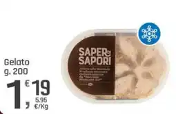 Supermercati Dok Saper di Sapori Gelato alla Nocciola offerta