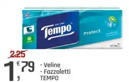 Supermercati Dok Veline - Fazzoletti TEMPO offerta