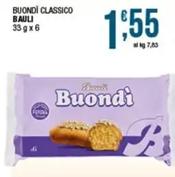 Sidis Buondì Classico Bauli offerta