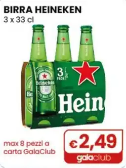 Gala Supermercati Birra Heineken offerta