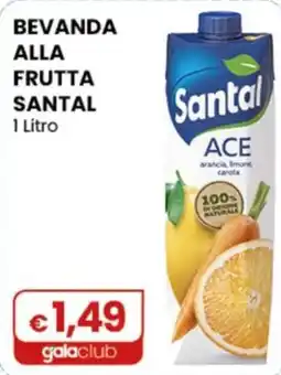 Gala Supermercati Beveranda alla frutta Santal offerta