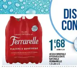 Sidis Acqua minerale effervescente naturale Ferrarelle offerta