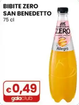 Gala Supermercati Bibite Zero San Benedetto offerta