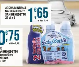 Sidis Acqua minerale naturale baby San Benedetto offerta