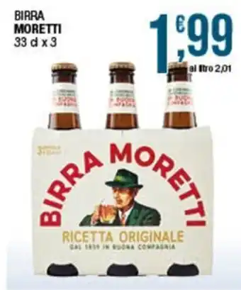 Sidis Birra Moretti offerta