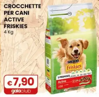 Gala Supermercati Crocchette per cani Active Friskies offerta