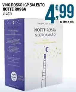 Sidis Vino Rosso IGP Salento Notte Rossa offerta