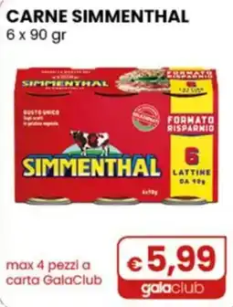 Gala Supermercati CARNE SIMMENTHAL offerta