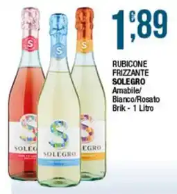 Sidis Rubicone frizzante solegro offerta
