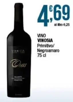 Sidis Vino Vinosia offerta