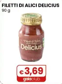 Gala Supermercati Filetti di Alici Delicius offerta
