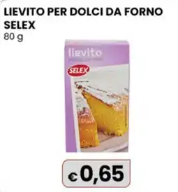 Gala Supermercati Lievito per dolci da forno SELEX offerta