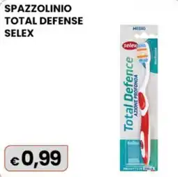 Gala Supermercati Spazzolino Total Defence Selex offerta